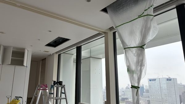 【作業紹介】港区赤坂のオフィス兼お部屋のダイキン製埋込エアコンクリーング！
